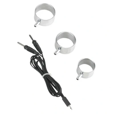 Afbeelding van Rimba Electro Sex Aluminium Cock ringen, uni polair, 3 st.
