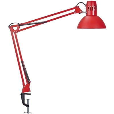 Afbeelding van MAULstudy LED Bureaulamp tafelklem rood 1 stuk 59.5 x 17 44 cm MAUL
