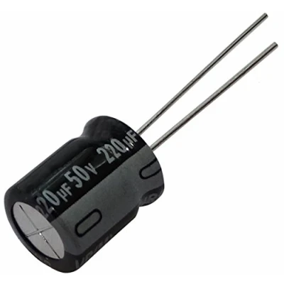 Afbeelding van AERZETIX 10x Elektrolytische condensator Radiaal 220µF ± 20% 50V THT 85C 2000h Ø10x12.5mm C12737