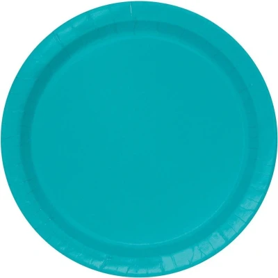 Afbeelding van Bord caribbean teal 23cm 16 stuks
