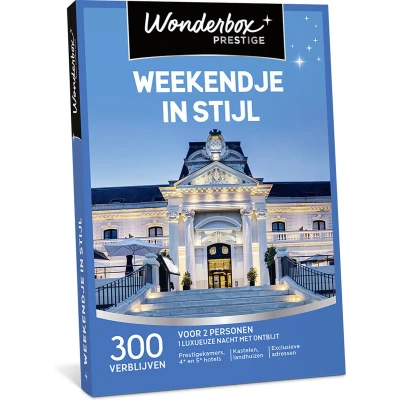 Afbeelding van Wonderbox cadeaubon Weekendje in stijl