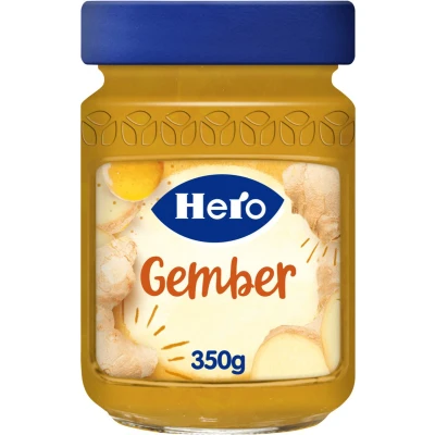 Afbeelding van Hero Fruitspread Gember Broodbeleg Jam 6 potten à 350g