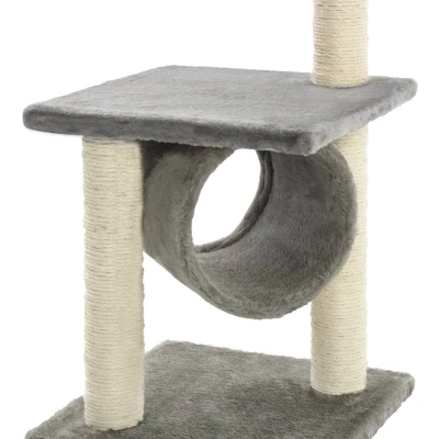 Afbeelding van vidaXL Kattenkrabpaal met sisal krabpalen 65 cm donkerblauw