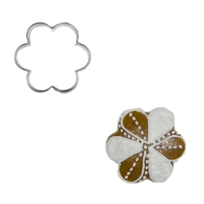 Afbeelding van BrandNewCake Uitsteker Bloem RVS 4cm