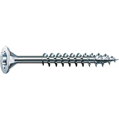 Image de SPAX Vis universelle, 5,0 x 55 mm, 500 pièces, T STAR plus, tête fraisée, filetage partiel, 4CUT, WIROX A3J, 0191010500555