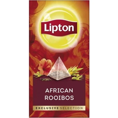 Afbeelding van Lipton Exclusive Selection Afrikaanse rooibos thee 25 theezakjes