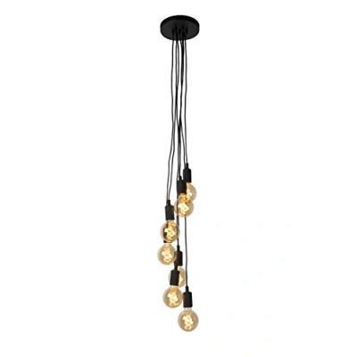 Afbeelding van Lucide Hanglamp Fix Multiple Zwart