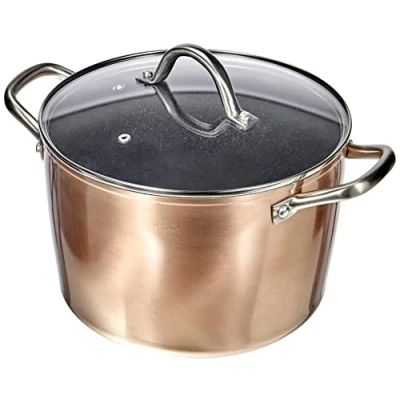 Afbeelding van Ibili Natura Copper Hoge Kookpot Ø 24cm