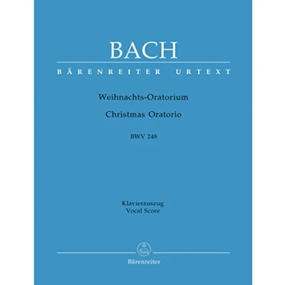 Afbeelding van Bach Weihnachtsoratorium BWV 248 Piano uittreksel