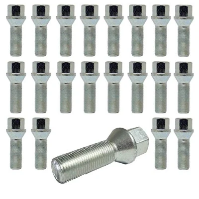 Afbeelding van Tracer 20 stuks conische wielbouten M14 x 1,25 28 mm compatibel met BMW serie 1, 2, 3, 4, 5, 6, 7, X3, X5, X6, Mini