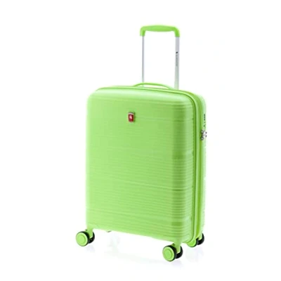 Afbeelding van Gladiator Bionic Handbagage Koffer 55 cm 38/48 liter Expandable TSA slot Eco Friendly Recyclebaar PP Lichtgroen
