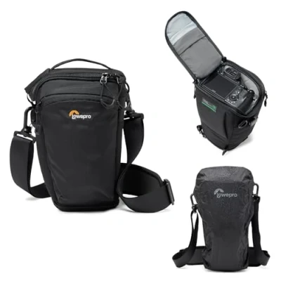 Afbeelding van Lowepro ProTactic TLZ 70 Slim AW III Toploader DSLR cameratas, spiegelloos, vol. 4L Dim: 31 x 10,5 14 cm voor camera&#039;s met bevestigde lens, schoudertas