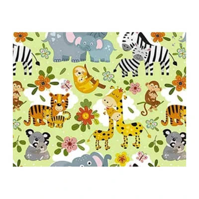 Afbeelding van Toonbankrol Kangaro papier kids animal 80 grams 50 cm breed 200 meter