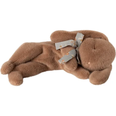 Afbeelding van Maileg knuffelkonijn sleeping bunny plush soft brown 28 cm