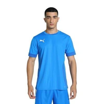 Afbeelding van PUMA teamGOAL Matchday Jersey Heren Sportshirt Electric Blauw Lemonade Wit Team Royal Maat M
