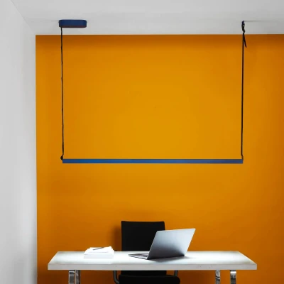 Afbeelding van LOOM DESIGN LED hanglamp Belto, blauw