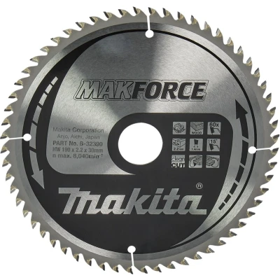 Afbeelding van Makita Zaagblad Hout 190X30x2,2 60T 15G B 32390