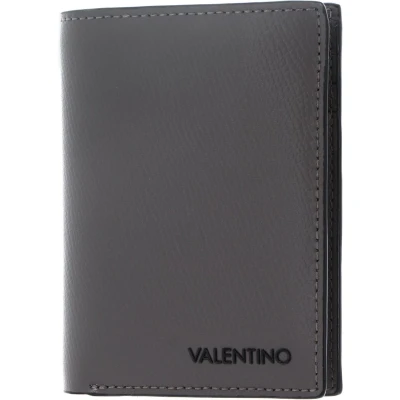 Afbeelding van VALENTINO Leren Kaarthoes Chico Wallet Fango Grijs