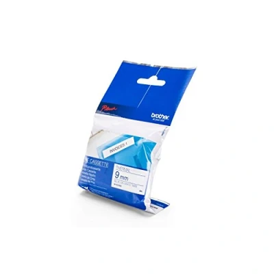 Afbeelding van Brother M K223 Tape Blauw op wit (9 mm)