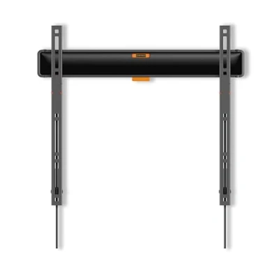 Afbeelding van Vogel&#039;s TVM 3407 Vaste tv muurbeugel van 32 tot 77 inch veilige vergrendeling met ClickLoc ultraplat (wandafstand 2,2 cm) belastbaar 50 kg TÜV getest VESA 100 x 400