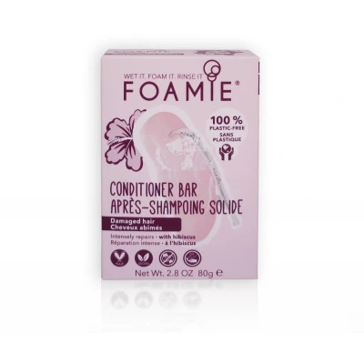 Afbeelding van Foamie Hibiscus Conditioner Bar 80 gram voor beschadigd haar