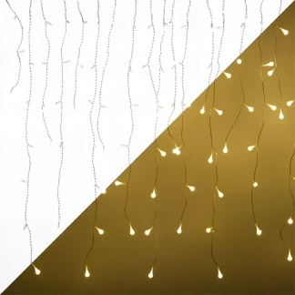 Afbeelding van IJspegelverlichting 20.3 meter Konstsmide (400 LEDs, Bolvormig, Binnen/Buiten)