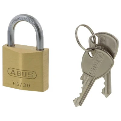 Afbeelding van ABUS Hangslot 30mm messing/beugel gehard staal (verpakt in blister)