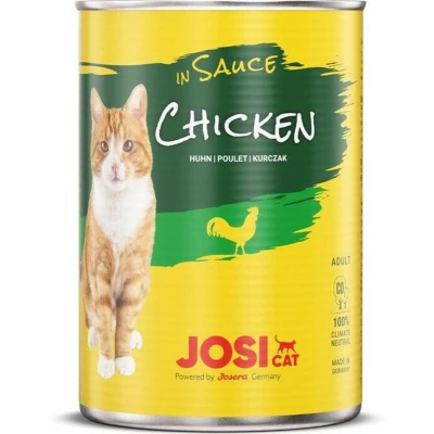 Afbeelding van 12x 415g JosiCat in saus kip natvoer voor katten