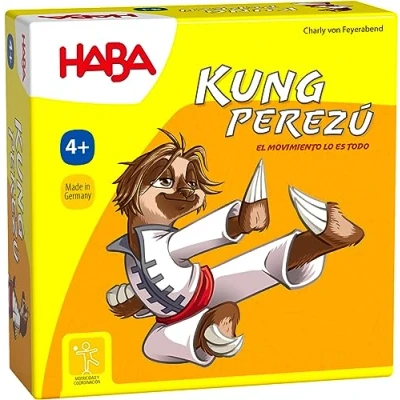 Afbeelding van HABA 306585 Kung Perezú, coöperatief bewegingsspel voor kinderen, ouder dan 4 jaar.