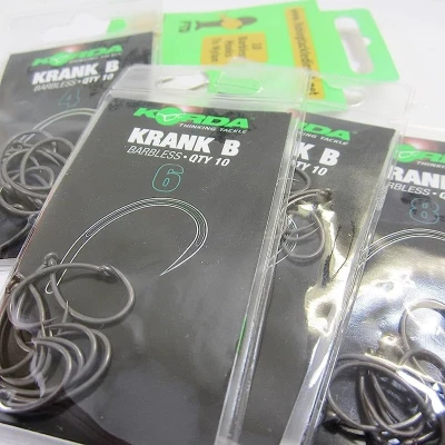 Afbeelding van Korda Krank B Barbless (10 pcs) Maat : 6
