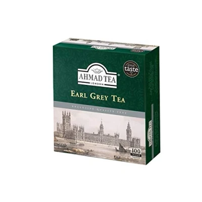 Afbeelding van Ahmad Tea Earl Grey, 100 theezakjes, 200 g
