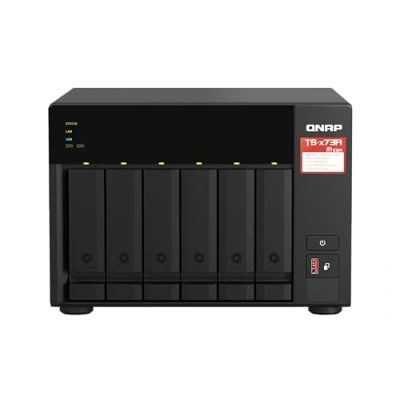 Afbeelding van QNAP TS 673A SW5T, Netwerkopslag, Zwart