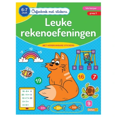 Afbeelding van Oefenboek leuke rekenoefeningen