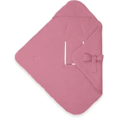 Afbeelding van Hauck Snuggle So Cosy Universele katoenen babydeken voor pasgeborenen, babyschaal, kinderzitje, reboard, kinderwagen, buggy, wip met 5 punts riem, wasbaar op 30 C, bessen