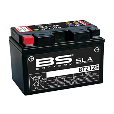 Afbeelding van BS Battery 300637 BTZ12S AGM SLA motoraccu zwart