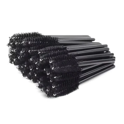 Afbeelding van PARENCE 50 stuks semi herbruikbare wimperborstels Hoogwaardige zachte siliconenvezel Wimperborstels, mascara make up tool (willekeurige kleur)