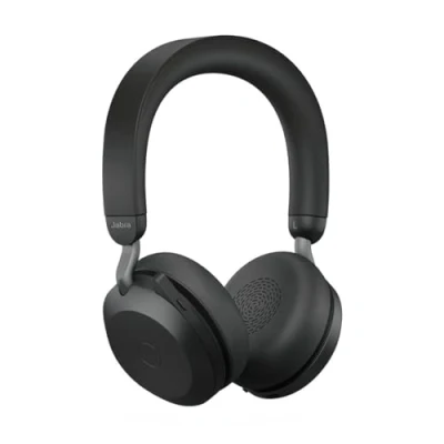 Afbeelding van Jabra Evolve2 75 USB C Draadloze Office Headset met oplaadstandaard Zwart