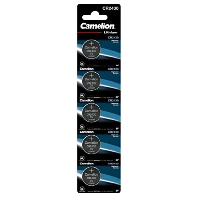 Afbeelding van 5 Stuks (1 blister a 5st) Camelion CR2430 lithium knoopcel batterij