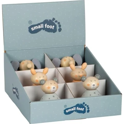 Afbeelding van Small Foot Houten Tuimelaar Rammelaar Beer, per stuk