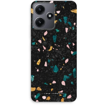 Afbeelding van Case Company® hoesje geschikt voor Xiaomi Redmi 12 Terrazzo N10 Soft Cover Telefoonhoesje Bescherming aan alle Kanten en Schermrand