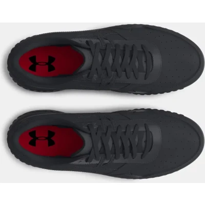 Afbeelding van Under Armour Sport Court Trainingsschoen, Heren, Maat: 44, Black Leer/ synthetisch