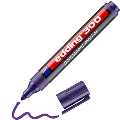 Afbeelding van Edding 300 Permanent Marker Violet (1 stuks)