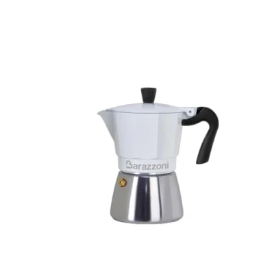 Afbeelding van Barazzoni Moka Hybride koffiezetapparaat 3 Tz geschikt voor inductiekookplaten, staal, kopjes