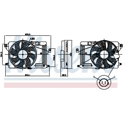 Afbeelding van Nissens Ventilatorwiel motorkoeling 85917