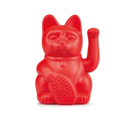 Afbeelding van Lucky Cat rood voor moed en kracht