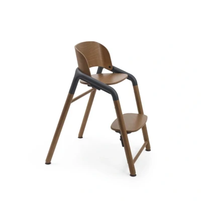 Afbeelding van Bugaboo Kinderstoel Giraffe Warm Wood/Grey