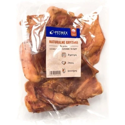 Afbeelding van Hondenkluif PETMEX Varkensoor 40g 10 stuks