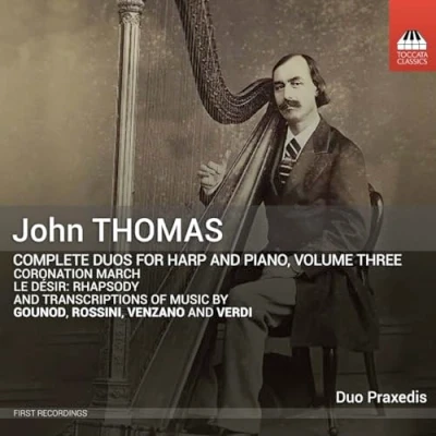 Afbeelding van Duo Praxedis Thomas: Complete Duos For Harp &amp; Piano, Vol. 3 (CD)