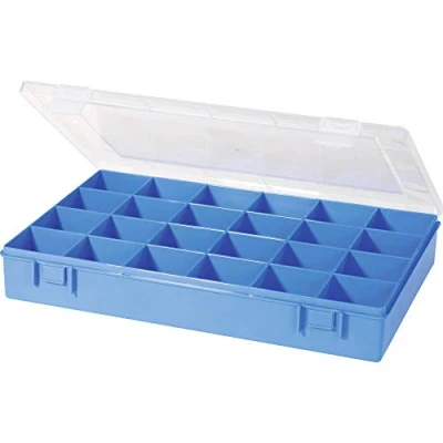 Afbeelding van Hünersdorff Assortimentsdoos (l x b h) 335 225 55 mm Aantal vakken: 24 Vaste onderverdeling Inhoud 1 stuk(s)