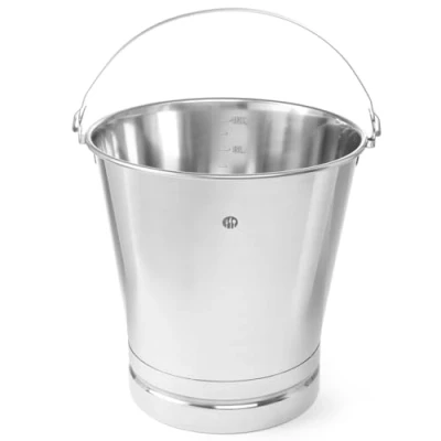 Afbeelding van Hendi Emmer met versterkte voet, RVS, 25,5(b)x27(d)x30(h)cm, 516676